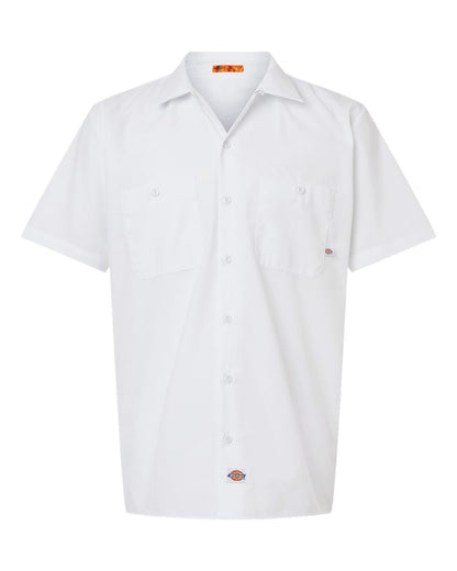 Custom Embroidered Dickies Work Shirt | Industrial Short Sleeve Uniform with Your Logo