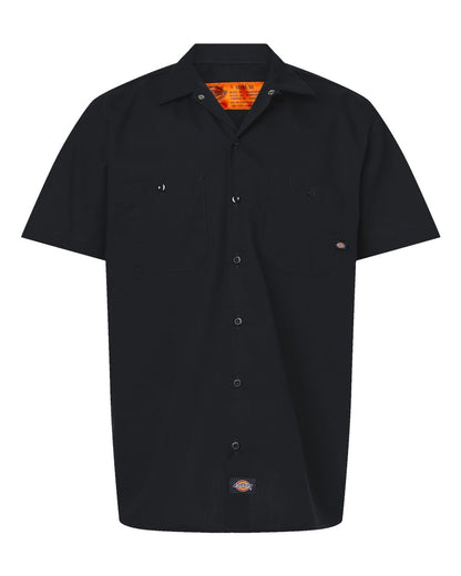 Custom Embroidered Dickies Work Shirt | Industrial Short Sleeve Uniform with Your Logo
