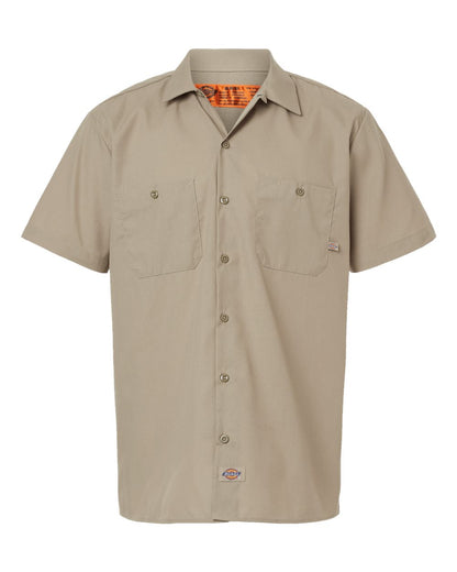 Custom Embroidered Dickies Work Shirt | Industrial Short Sleeve Uniform with Your Logo
