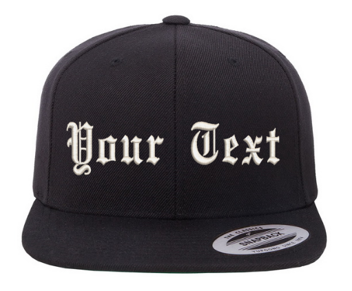 Custom Embroidered Hats "Your Text" Baseball Caps